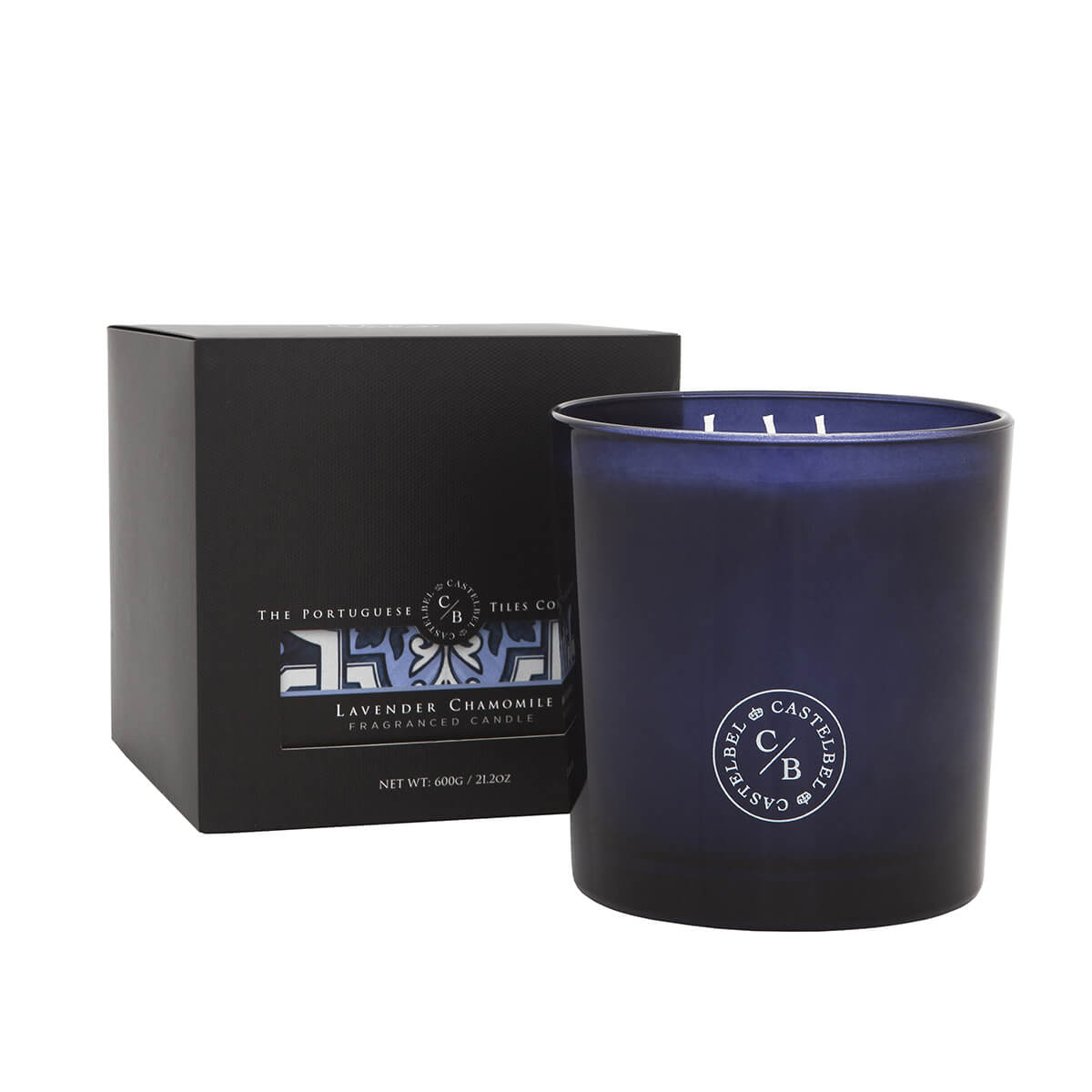 Lavender Chamomile Aromatic 3-Wick Candle 600g | Castelbel